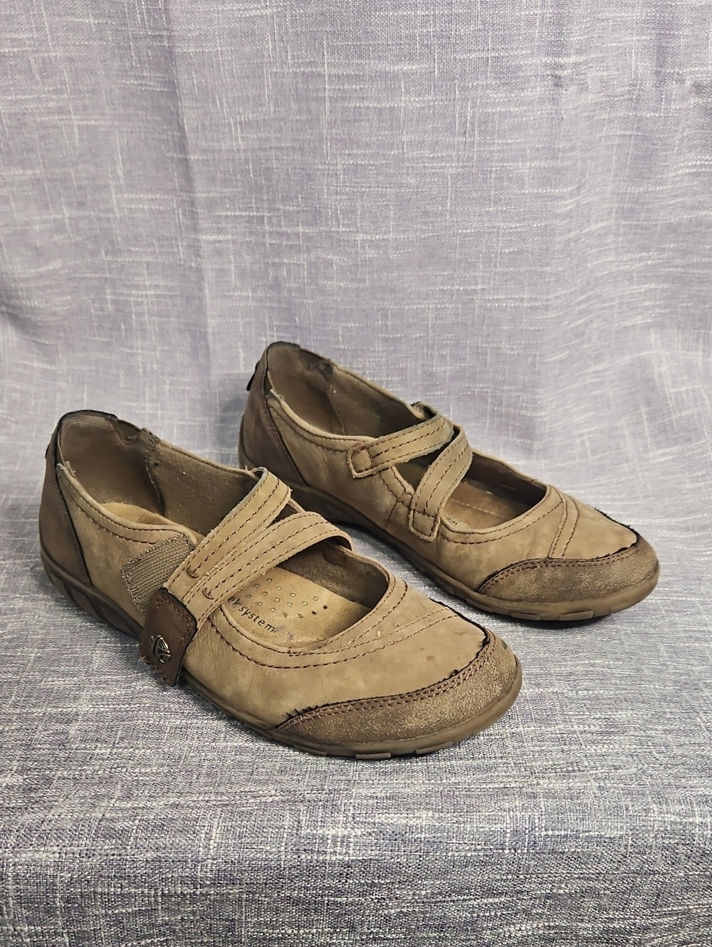 Earth Origins Taupe "Rory" Comfort Flats